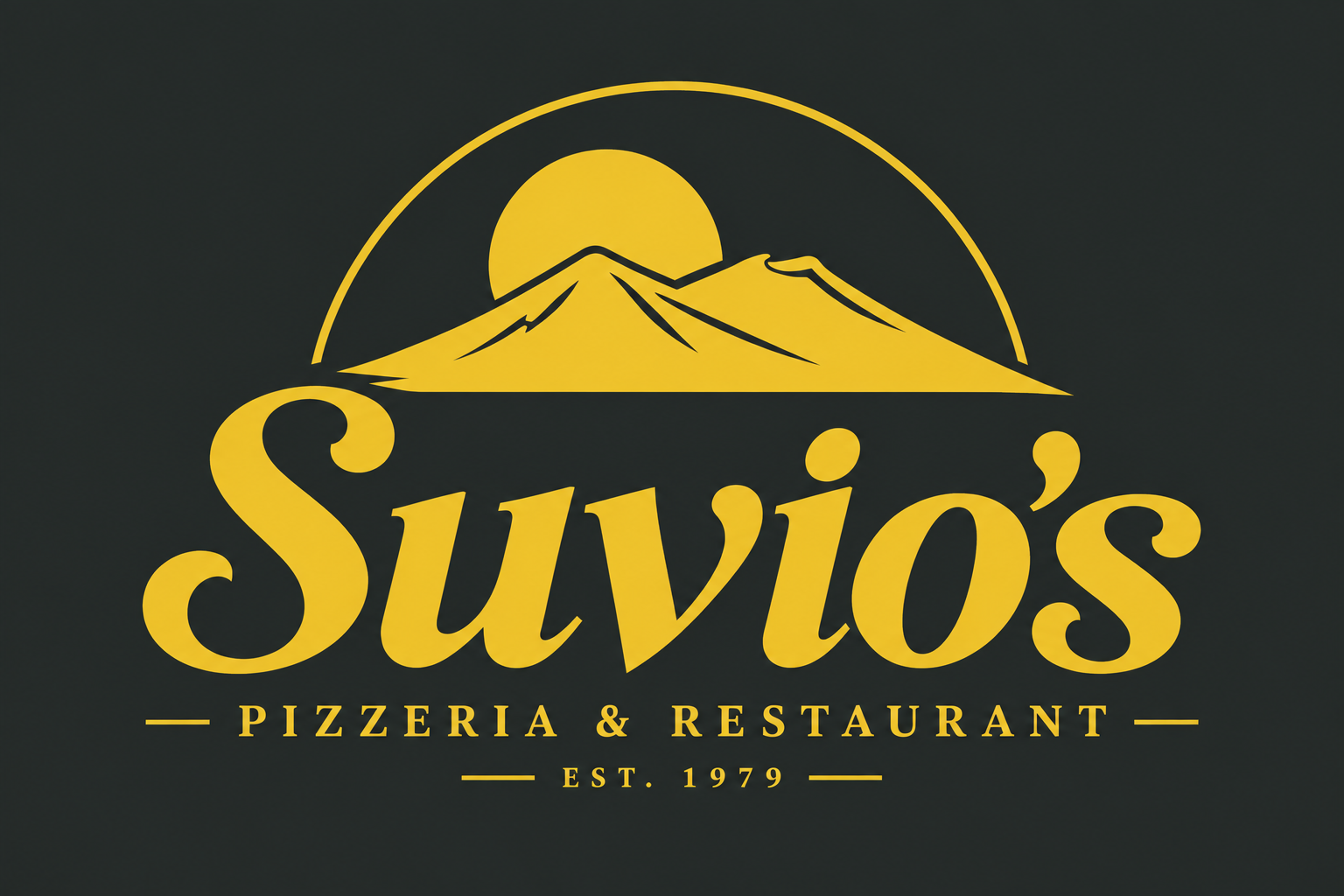 Suvio’s Pizzeria & Restaurant — Mount Vesuvius, established 1979